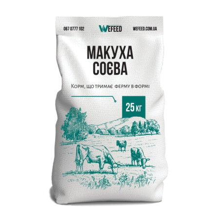 Soybean cake, packing 25 kg